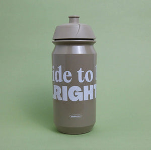 Trinkflasche Bidon 500ml "Ride to be alright"    – studio ciao