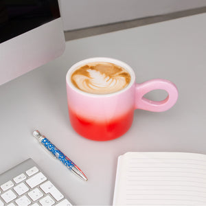 Becher mit Farbverlauf