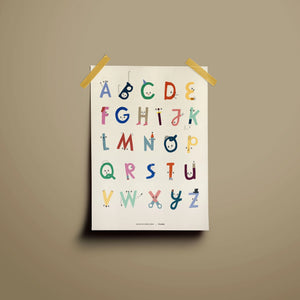 ABC-Poster Alphabet A3