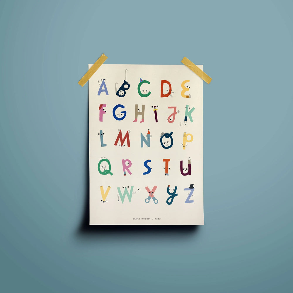 ABC-Poster Alphabet A3