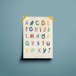 ABC-Poster Alphabet A3