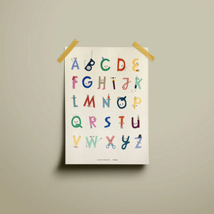 ABC-Poster Alphabet A3