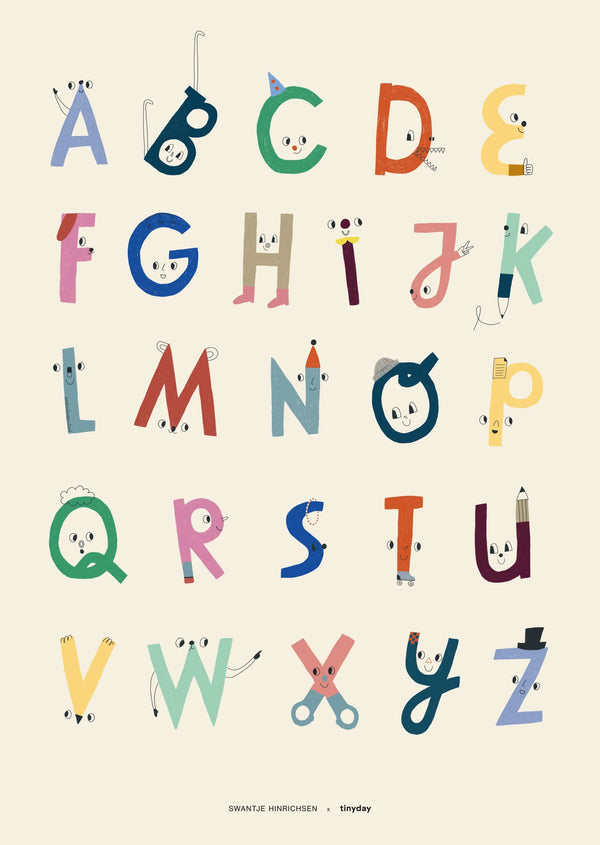 ABC-Poster Alphabet A3