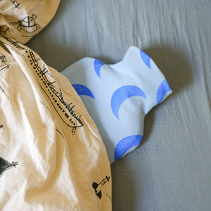 Wärmflasche Mond "blau"