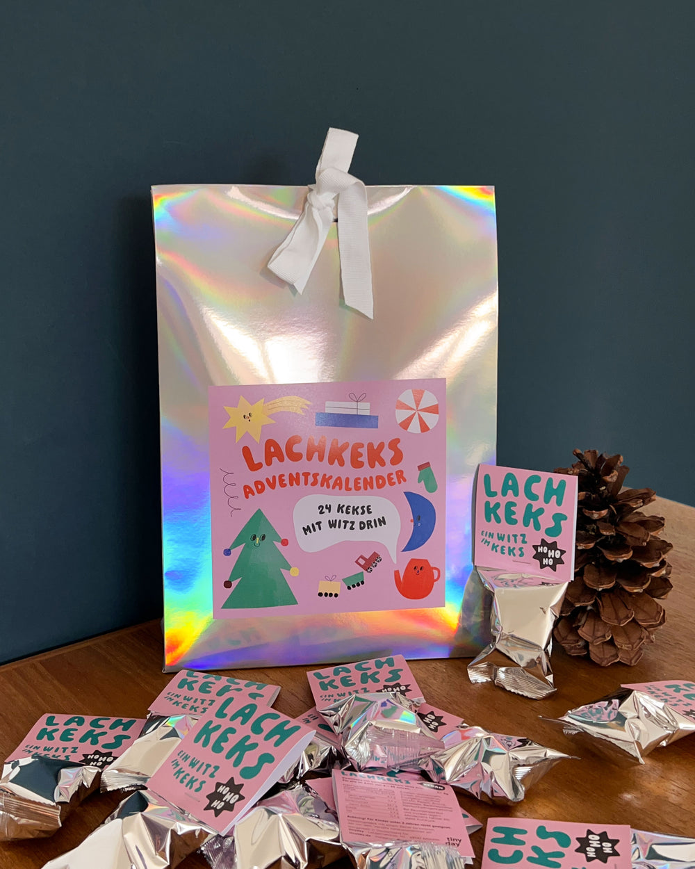 Lachkeks Adventskalender – 24 Kekse mit Witz