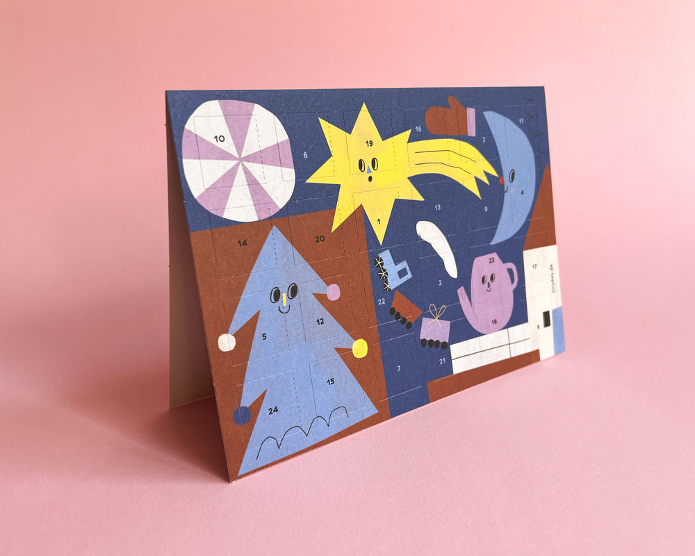 Mutmach-Adventskalender Klappkarte DIN A5
