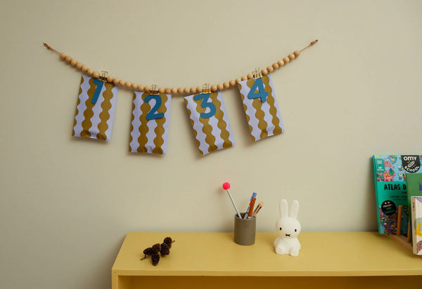 Wandkette ADVENTSKALENDER | für die vier Adventssonntage