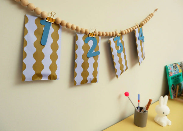 Wandkette ADVENTSKALENDER | für die vier Adventssonntage