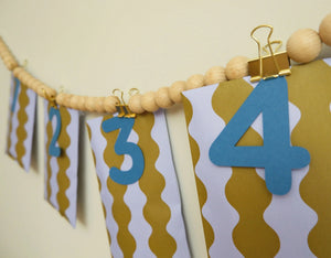 Wandkette ADVENTSKALENDER | für die vier Adventssonntage