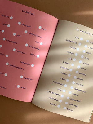 Buch "Über mich" / Kreativbuch / Mitmachbuch | Anna Beddig