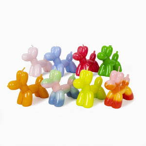 Ballonhund-Kerze "Verlauf"