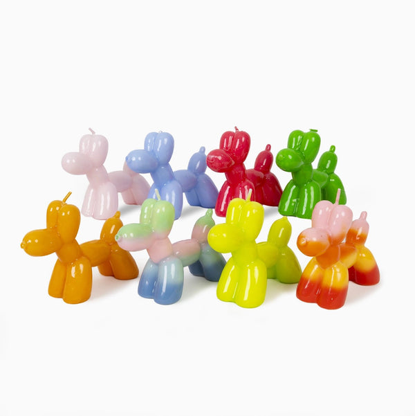 Ballonhund-Kerze "Verlauf"