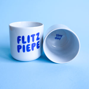 Flitzpiepe Becher | blau