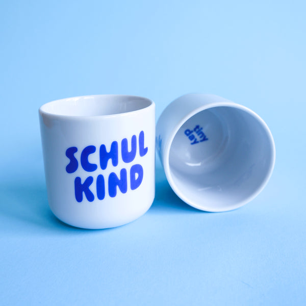 Schulkind Becher | blau