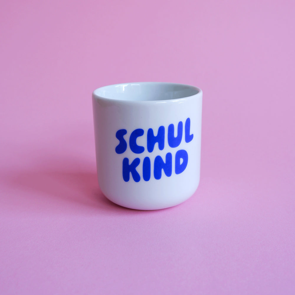 Schulkind Becher | blau