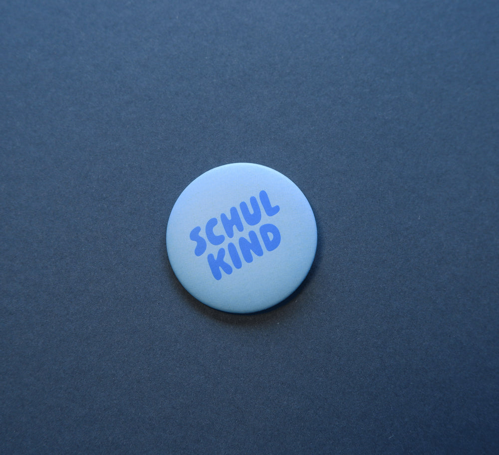 Button "Schulkind blau"