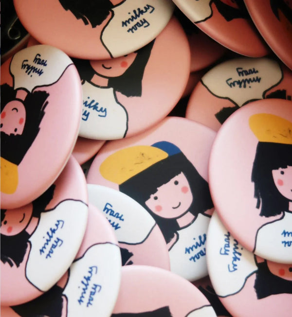 Button "milky way"  | FRAMBOISEundKETCHUP