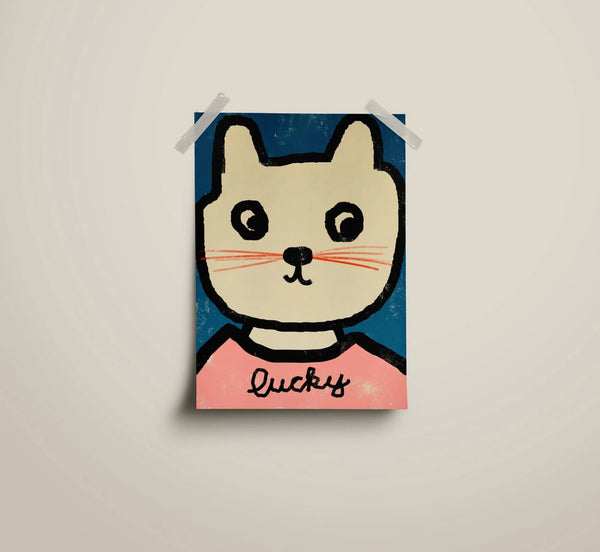 Postkarte "lucky"   | FRAMBOISEundKETCHUP