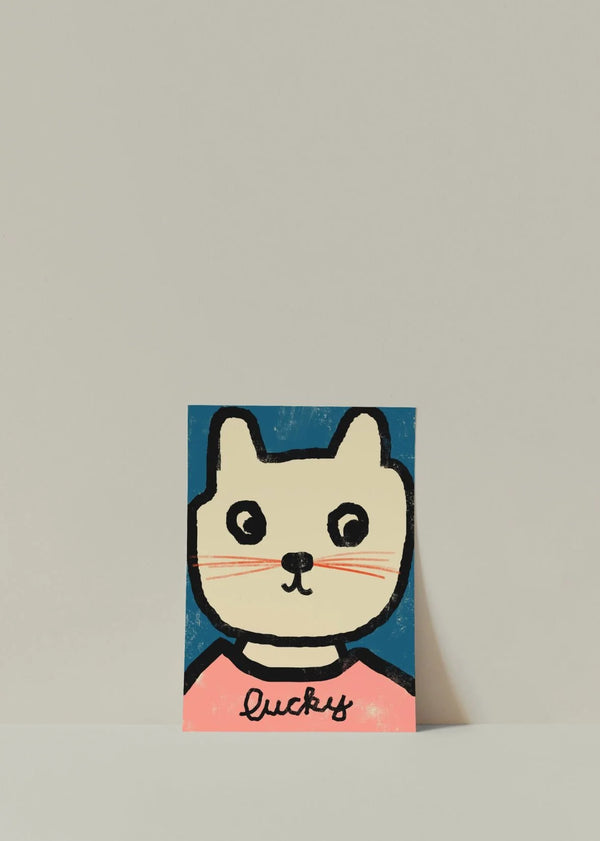 Postkarte "lucky"   | FRAMBOISEundKETCHUP