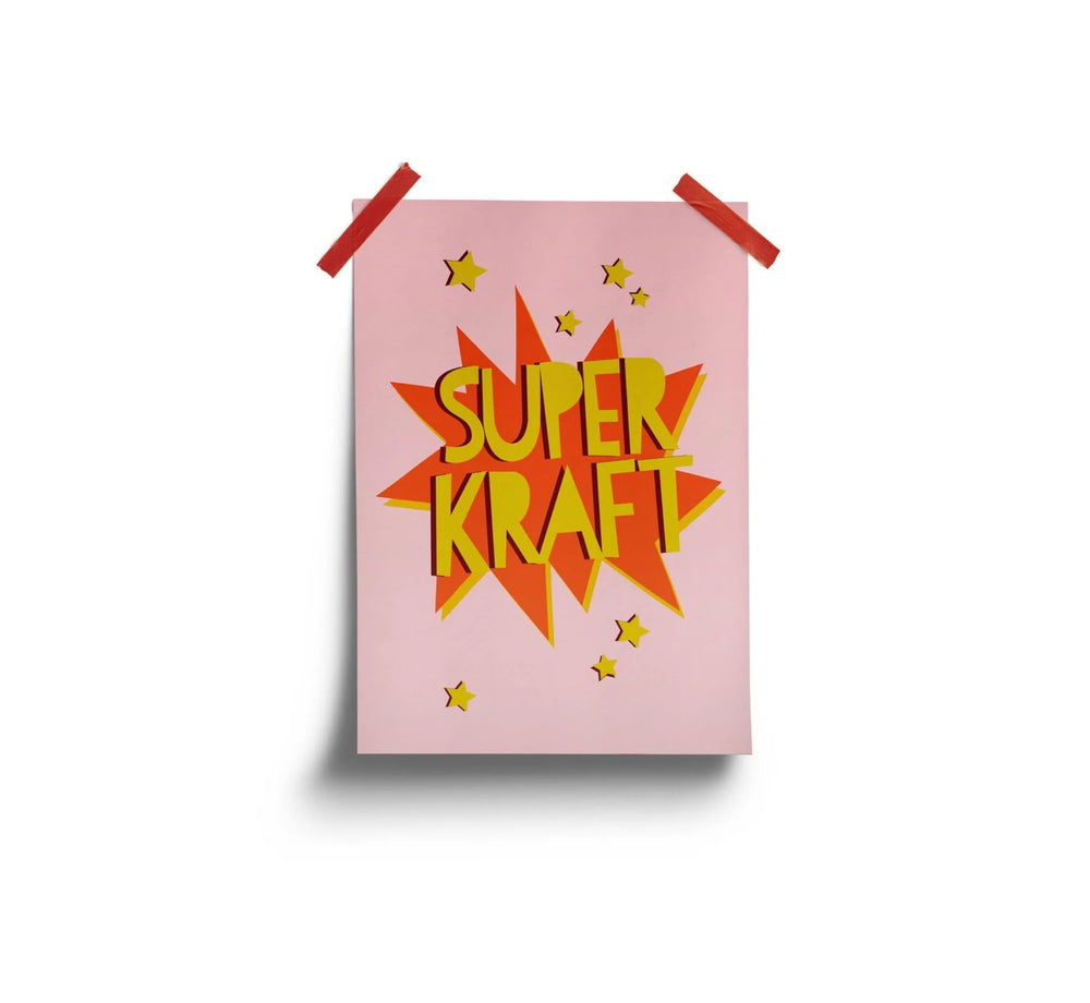 Postkarte "Superkraft" | FRAMBOISEundKETCHUP