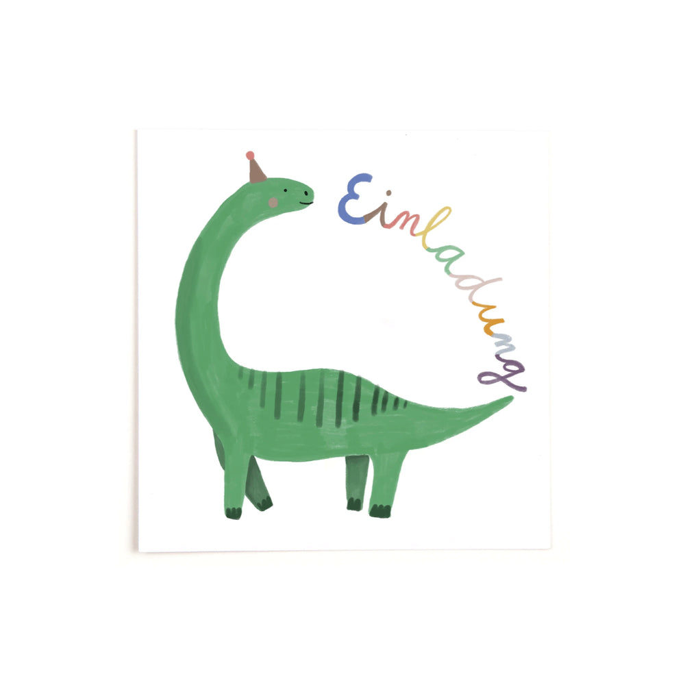 Einladungskarte "Dino" | Gretas Schwester