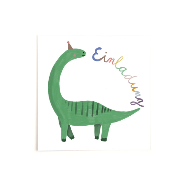 Einladungskarte "Dino" | Gretas Schwester