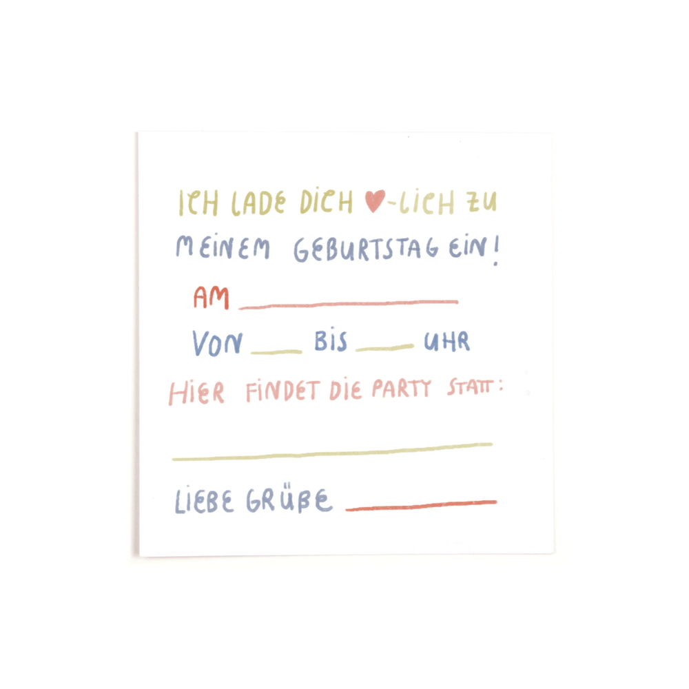 Einladungskarte "Pony" | Gretas Schwester