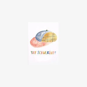 Postkarte "YAY Schulkind" | Gretas Schwester