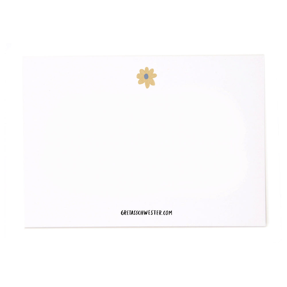 Postkarte "Einschulung DIno" | Gretas Schwester