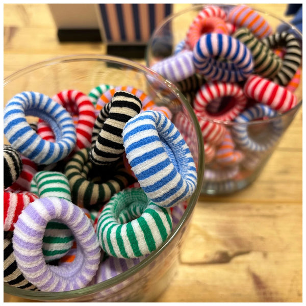 Haargummi "gestreift"