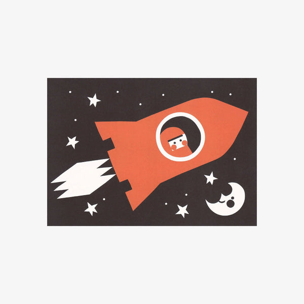 Postkarte "Rakete" | Julia Matzke