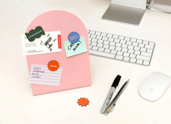 Magnetisches Memoboard | rosa