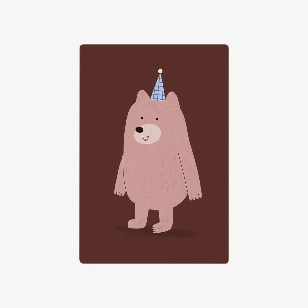 Kleines Schneidebrett  "Bär mit Hut" | nuukk