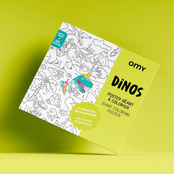 Riesenposter zum ausmalen "Dino"  | OMY