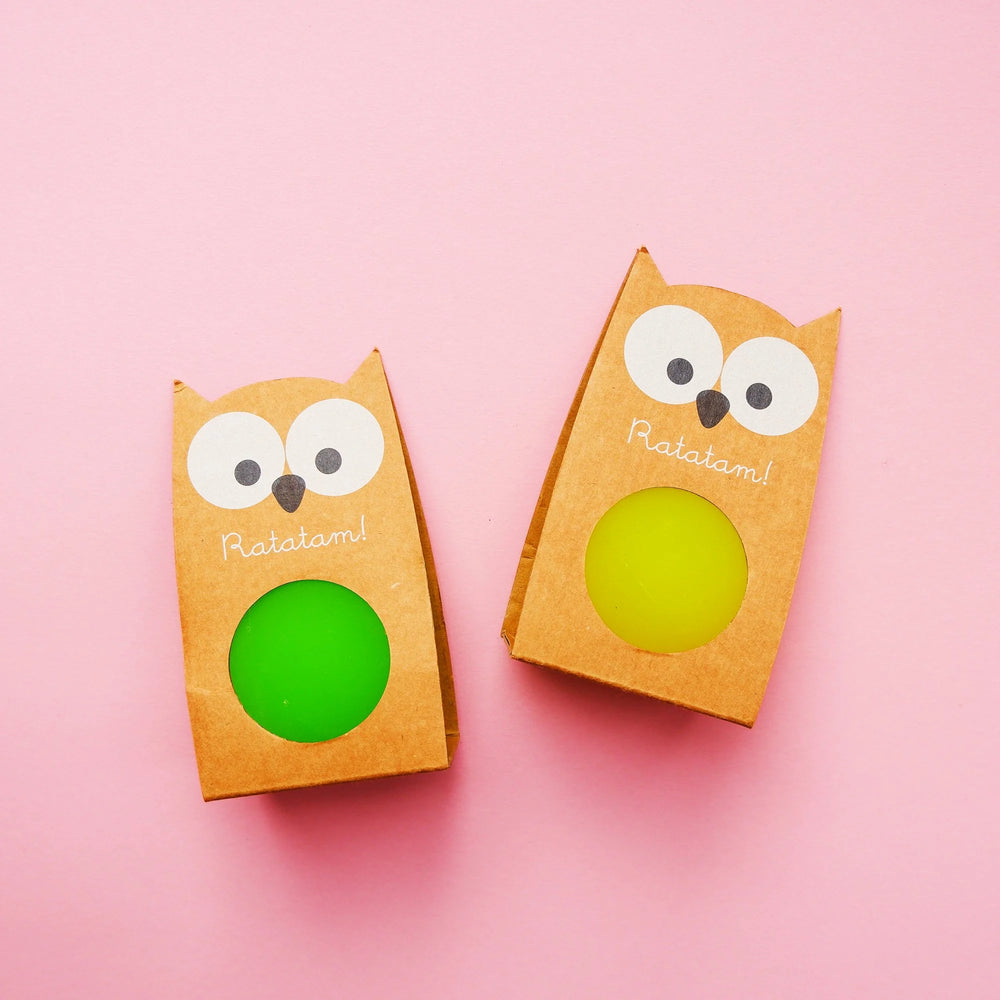 Flummi Eule "glow in the dark" | Ratatam