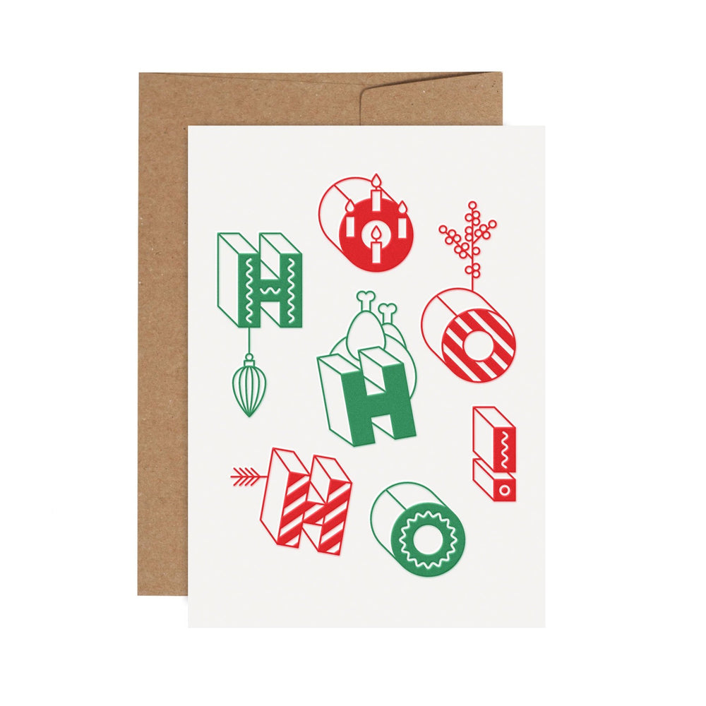 Klappkarte Ho Ho Ho