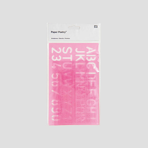 Schablonenset ABC und ZAHLEN, 4teilig