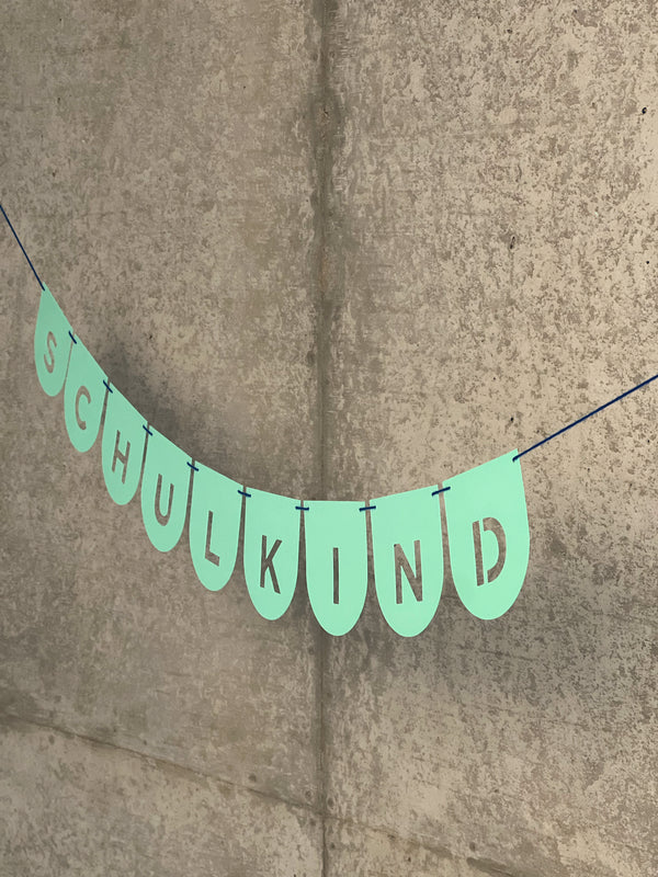 Schulkind-Girlande
