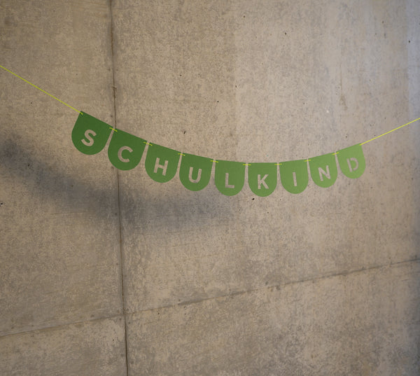 Schulkind-Girlande