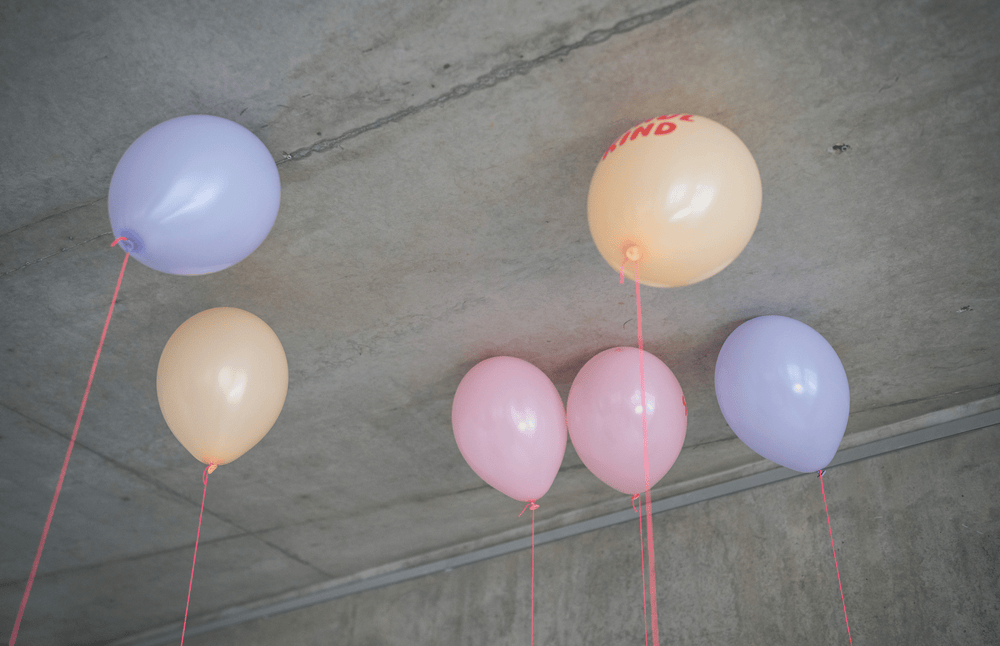 Bio-Schulkind Luftballon 6er Set | rosa-Mix | Normaldruck | Dekoration zur Einschulung | 100% Naturkautschuk