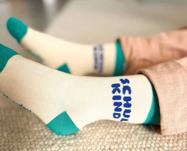 Schulkind-Socken | blau
