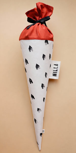 Schultüte aus Stoff – Motiv Haus