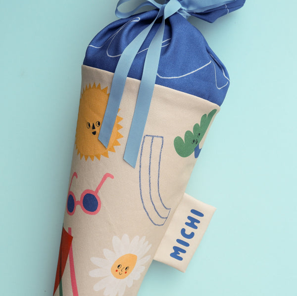 Schultüte aus Stoff – Motiv Sommer | Swantje Hinrichsen