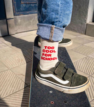 Too cool for school-Socken Flieder