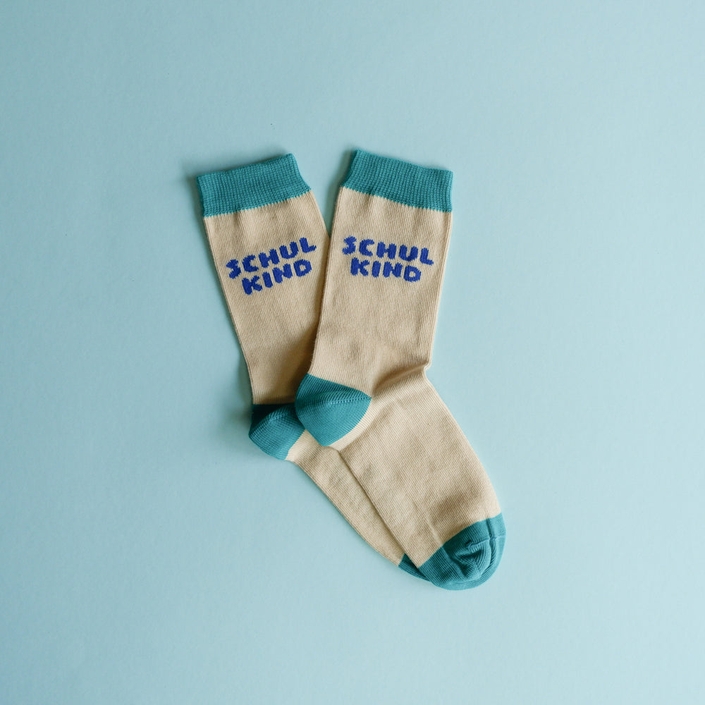 Schulkind-Socken | blau