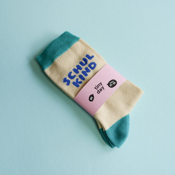 Schulkind-Socken | blau