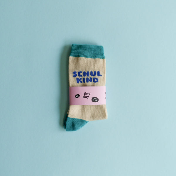 Schulkind-Socken | blau