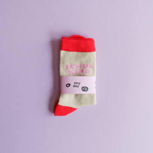 Schulkind-Socken | rosa