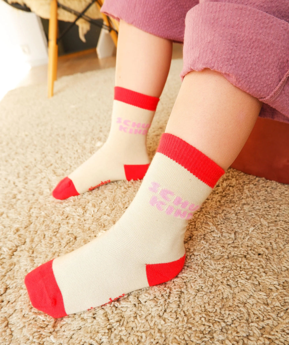 Schulkind-Socken | rosa