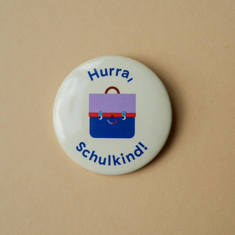 Button "Hurra, Schulkind"